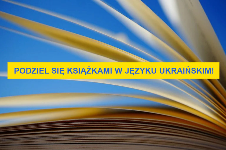 Karty książki w kolorach flagi Ukrainy